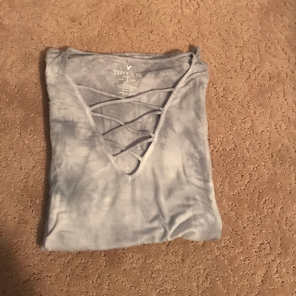 Blue Soft&Sexy American Eagle Shirt